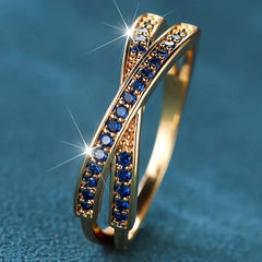 BNREnterprise Thin Zircon Stacking Rings for Women