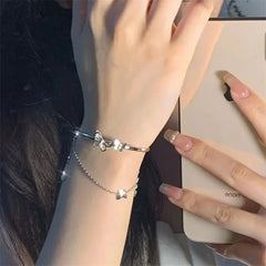 BNREnterprise Korean Butterfly Chain Bracelet
