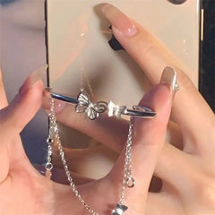 BNREnterprise Korean Butterfly Chain Bracelet