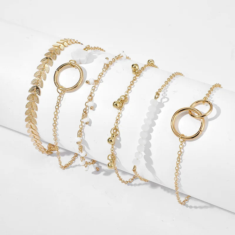 BNREnterprise Trendy 6-Piece Stackable Bracelet Set